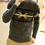 New Fashion Korean Style Round Neck Men Sweater 919SJ-K301F95-98-Red-2