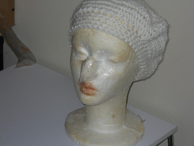 Crochet Halter Top,Crochet Slouchy Hat  & Crochet Earrings 