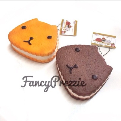 Kapibarasan jumbo cream biscuit squishy