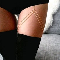 Double Drop Thigh Chain