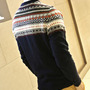 New Fashion Korean Style Round Neck Men Sweater 919SJ-K307F88-91-Blue-2