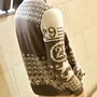 New Fashion Korean Style V-Neck Men Sweater 919SJ-K308F88-91-Coffee-2