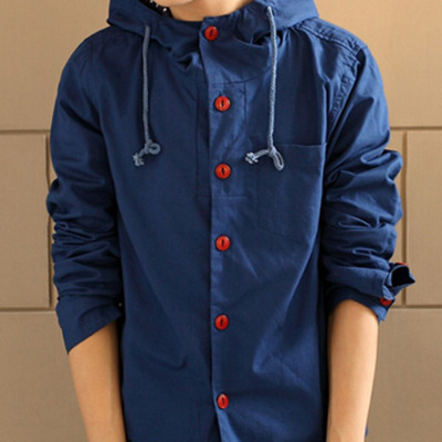 New fashion korean style long sleeves coat 922sj-f10-43-blue