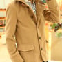 New Fashion Korean Style Long Sleeves Coat 922SJ-y25-73-Khaki-1