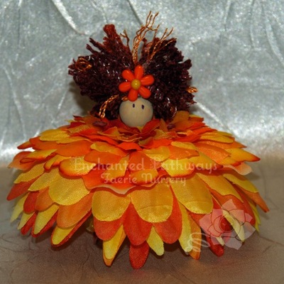 Suzie the flower petal faerie, fairy, ooak