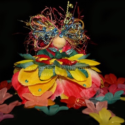 Nova the flower petal faerie, fairy, ooak