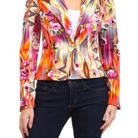 Aztec print blazer  - Thumbnail 1