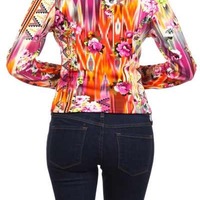 Aztec print blazer  - Thumbnail 2