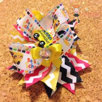 Custom/Back to School/Boutique Hairbow/Girls Jewelry/Photo Props/Girls Hair Bows/School Bus - Thumbnail 2