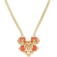 "Bug Me Orange" Pendant Necklace - Thumbnail 1