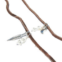 Leather Quartz Choker - Thumbnail 1
