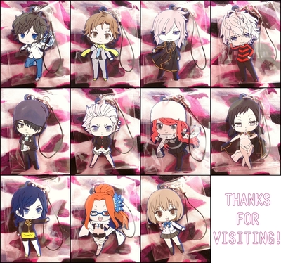 Devil Survivor 2 - Rubber Strap - Shijima Daichi / Sako Makoto / Ban Airi / Nitta Io / Torii Jungo / Houtsuin Yamato / Kujou Hinako / Kanno Fumi - 