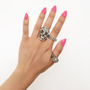 Skull silver ring-1