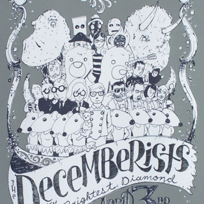 Decemberists, raleigh, nc 2007 - Thumbnail 3