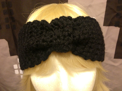 Black Bow Headband