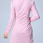 Summer Fashion Chiffon New Korean Style Womens Dresses FLA1130-8010-33-Pink-2