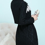 Summer Fashion Chiffon New Korean Style Womens Dresses FLA1131-A-8811-65-Black-1