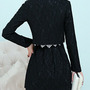 Summer Fashion Chiffon New Korean Style Womens Dresses FLA1131-A-8811-65-Black-2