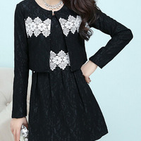 Summer Fashion Chiffon New Korean Style Womens Dresses FLA1131-A-8811-65-White - Thumbnail 3