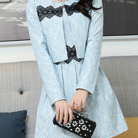 Summer Fashion Chiffon New Korean Style Womens Dresses FLA1131-A-8811-65-White - Thumbnail 4