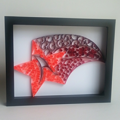 Monogrammed shooting star