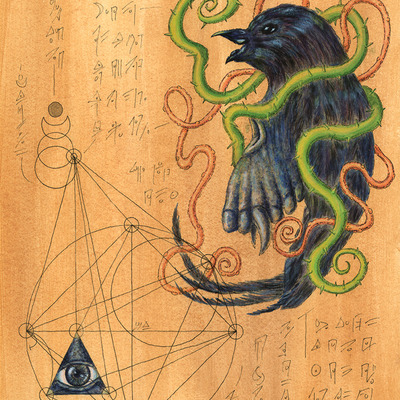 Blackbird totem 2: page from the book of gosh - Thumbnail 2