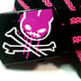 Spray Drip Nightmare Lapin - Canvas Belt - by Pink Nightmare Squad-1