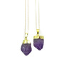 Raw Amethyst Point Necklace-2
