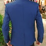 Free Shipping Long Sleeve Cotton Mens Suit Jackets 922SJ-F09-53-Black-4