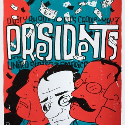 Presidents of the united states of america, carrboro, nc 2009