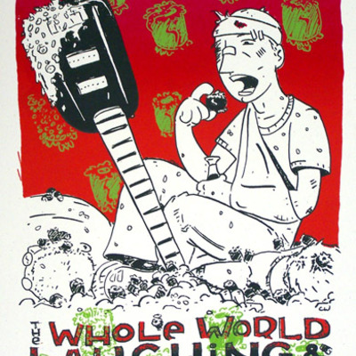 Whole world laughing, maple stave, durham, nc 2008