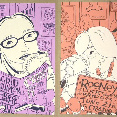 Ingrid michaelson, rooney uncut poster, carrboro, nc 2008 - Thumbnail 1