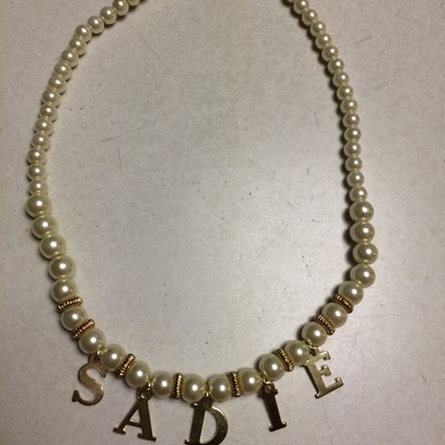 Adult personalize necklace