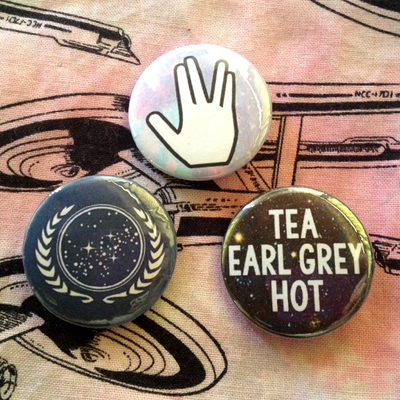 Star Trek Pinback Button Mini Set