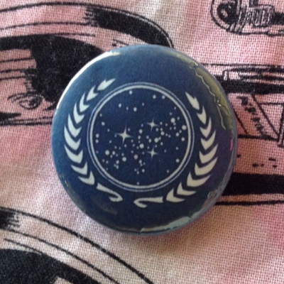 United federation of planets pinback button