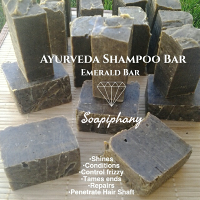Ayurveda emerald shampoo bar