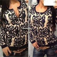  Vintage Pattern Knitted Sweater Batwing Sleeve Tops Cardigan Outwear Coat - Thumbnail 1