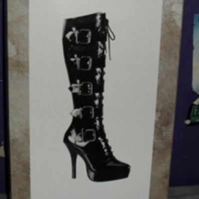 〖sold out〗t3n th1rty one lace up black buckle boots sz. 7