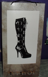 〖Sold Out〗T3N TH1RTY ONE Lace Up Black Buckle Boots Sz. 7