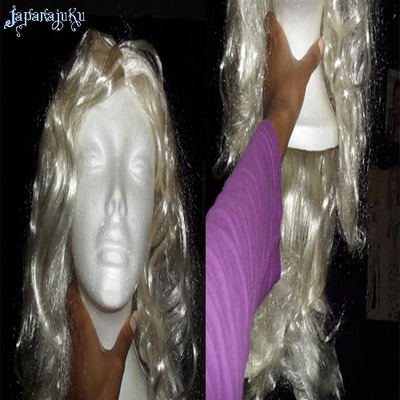 Long, curly blond wig - Thumbnail 5
