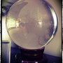 Large Quartz Crystal Ball 6" Diameter, Wicca, Pagan, Divination, Scrying, Occult-2