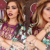 Dream Catcher Collar in Brass - Thumbnail 1