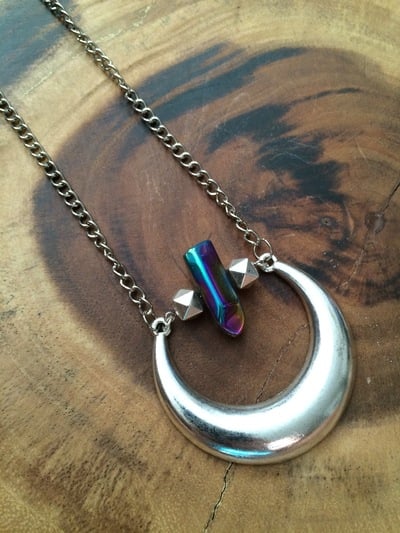 Luna Aura Necklace in Silver