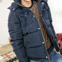 New Fashion Korean Style Long Sleeves Coat 925SJ-H02-108-Navy Blue-1
