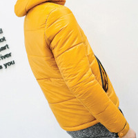 New Fashion Korean Style Long Sleeves Coat 925SJ-H04-98-Yellow - Thumbnail 1