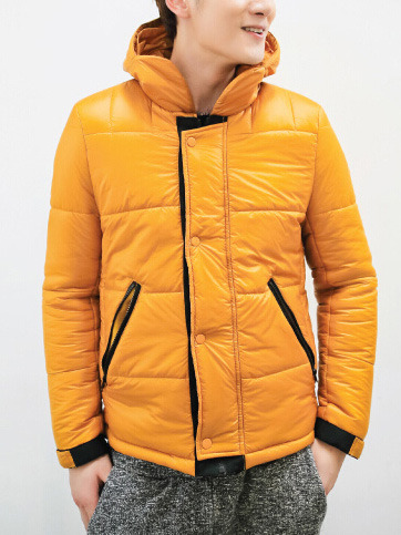 New fashion korean style long sleeves coat 925sj-h04-98-yellow