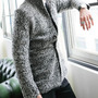 New Fashion Korean Style Long Sleeves Coat 925SJ-H07-123-Dark Gray-1