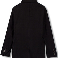 New Fashion Korean Style Long Sleeves Coat 925SJ-H08-103-Black - Thumbnail 2