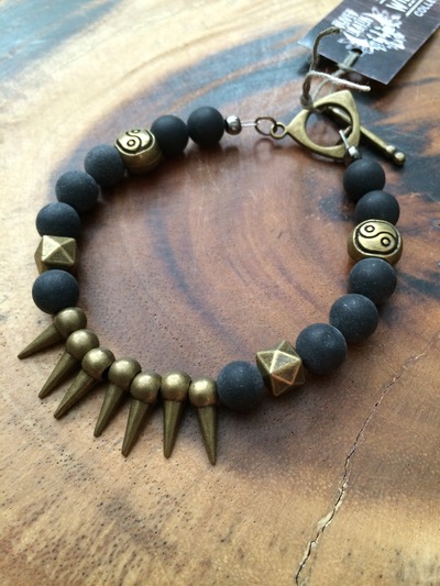 Natural Balance Bracelet in Matte Black