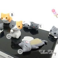 Niconico Nekomura Kitten Dust Plug (Earphone Jack Accessory) - Thumbnail 1